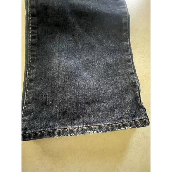 Calvin Klein Flare Jeans Womens Size 16 Blue Medium Wash Denim Mid Rise - Picture 12 of 13